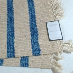 Threshold Blue Striped Jute Rug Studio McGee